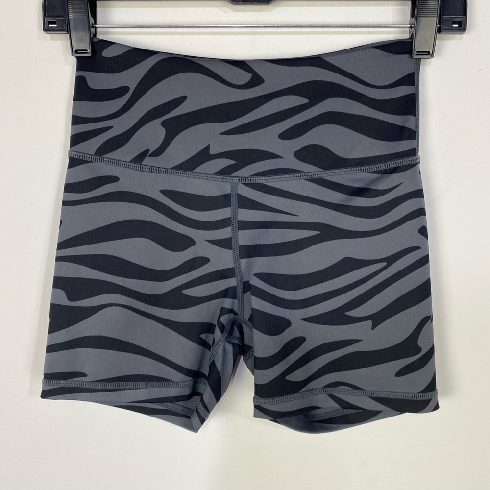 Zyia Zebra Spanx Shorts Biker Shorts Workout Yoga Activewear